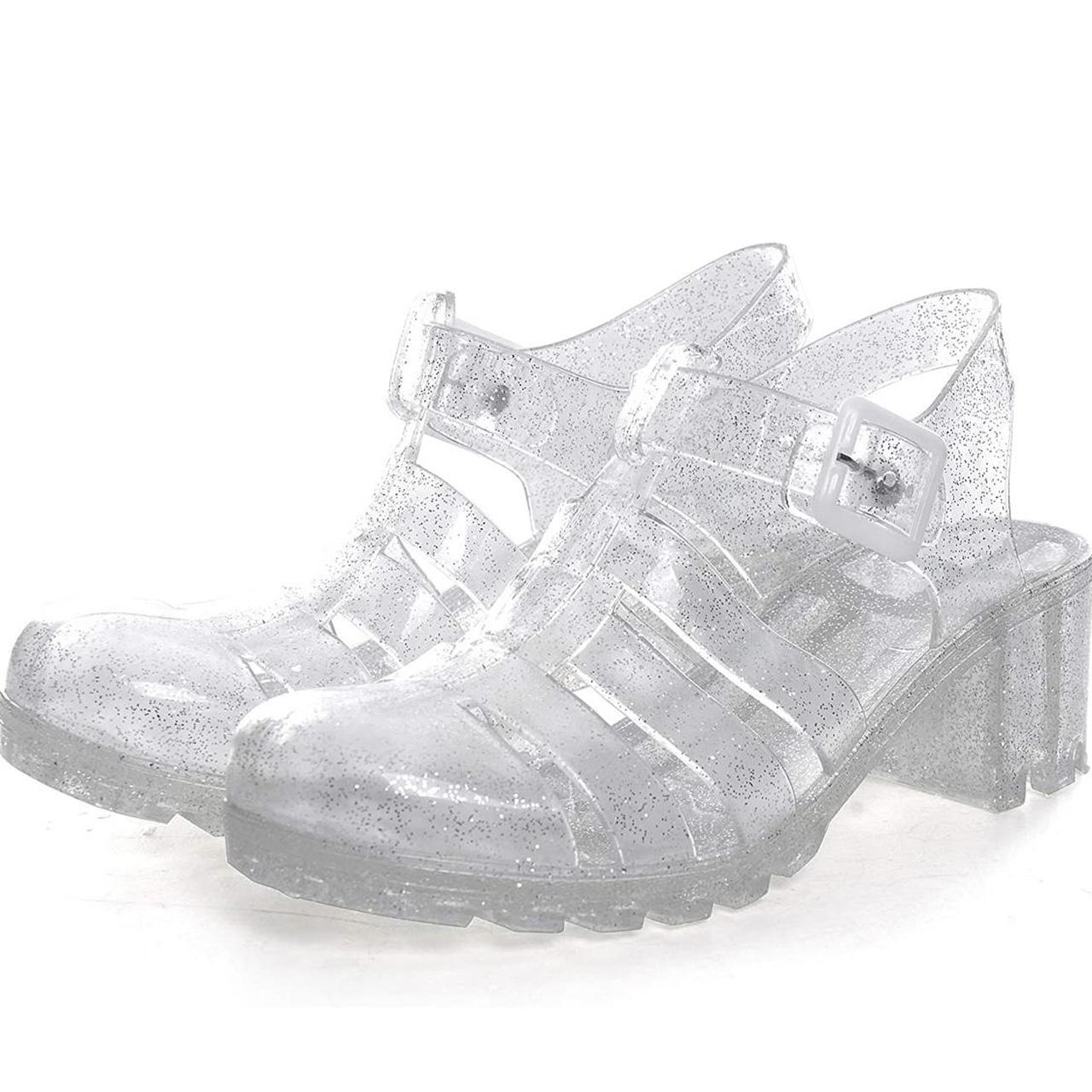 Y2K SPARKLE JENNY SANDALS! - 100% waterproof, 6cm... - Depop