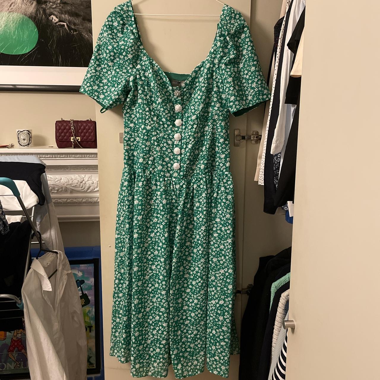 ASOS Women's Green Dress | Depop