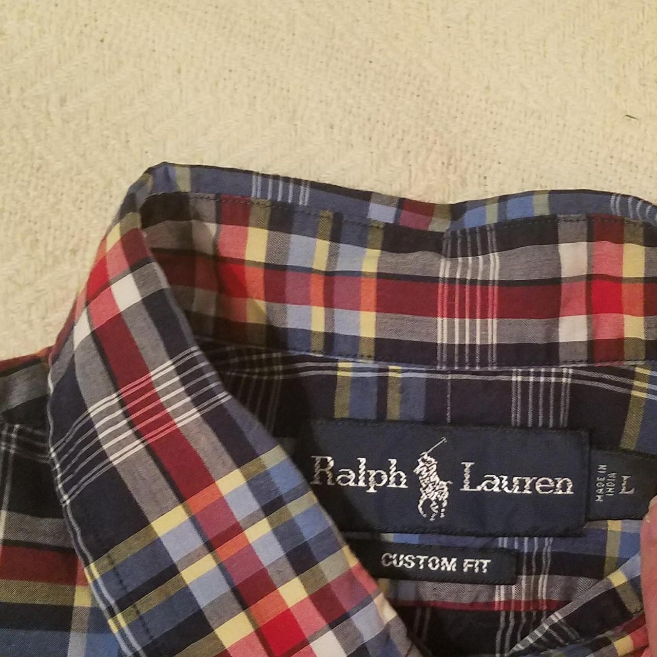 Ralph Lauren plaid twill long sleeve button up... - Depop