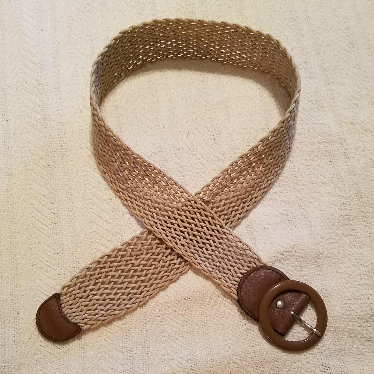 Product Image 1 - Cream woven woman's belt with