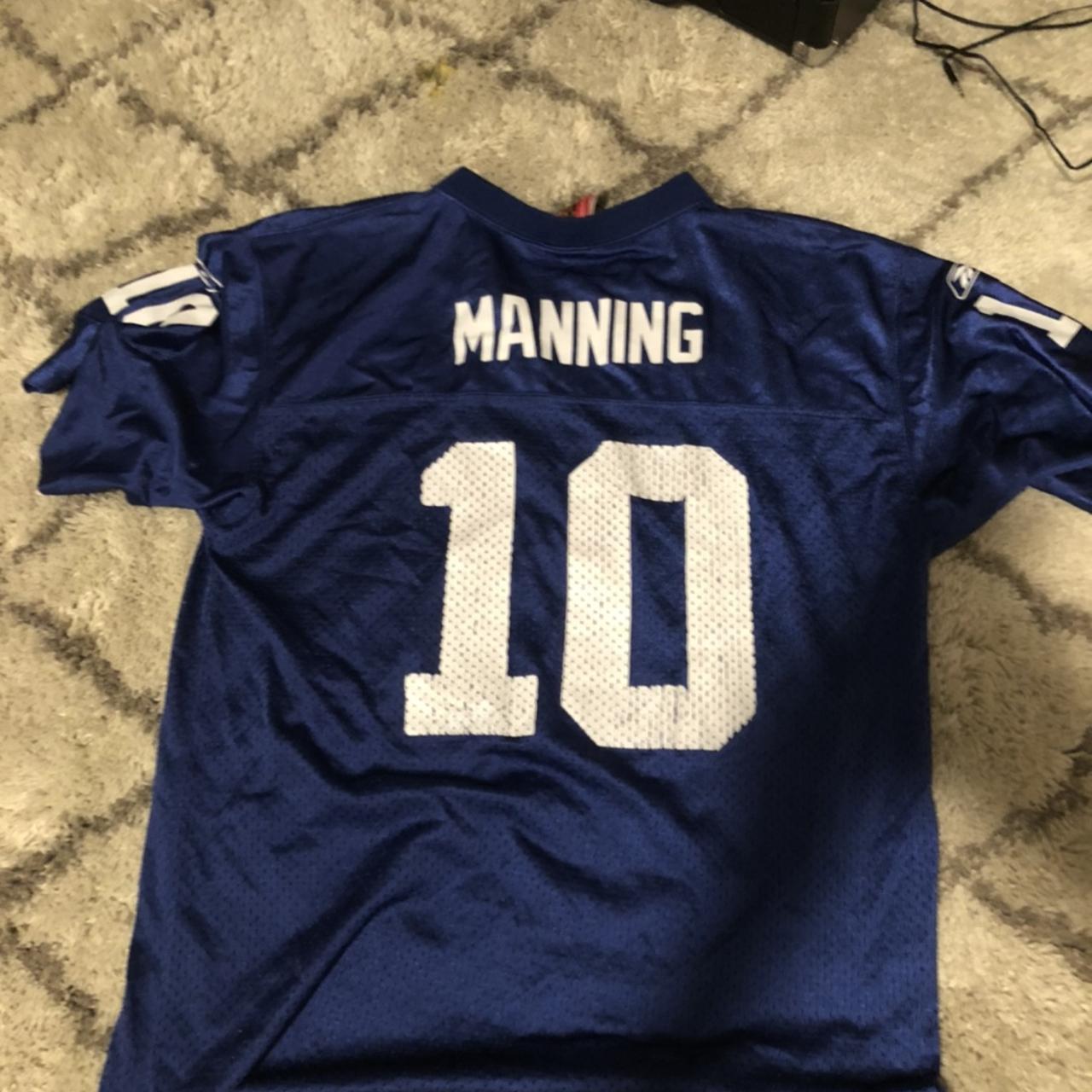 New York Giants Eli Manning jersey mens size XL white Reebok