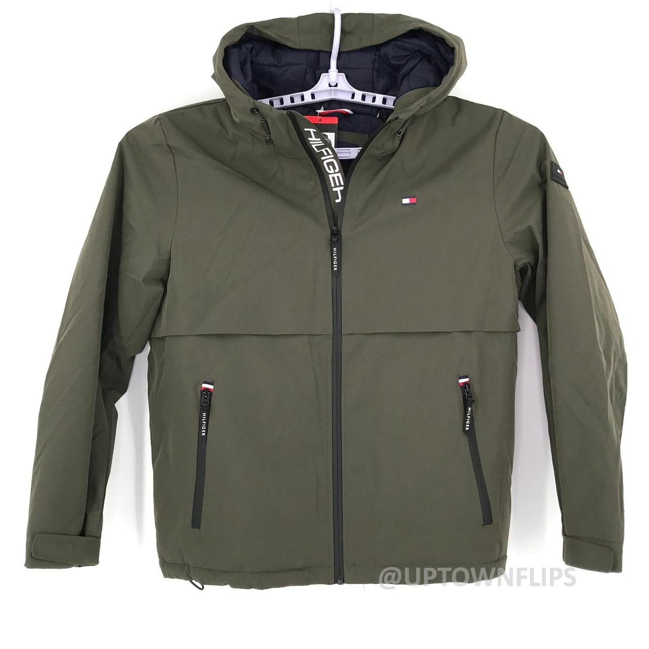 olive green tommy hilfiger jacket