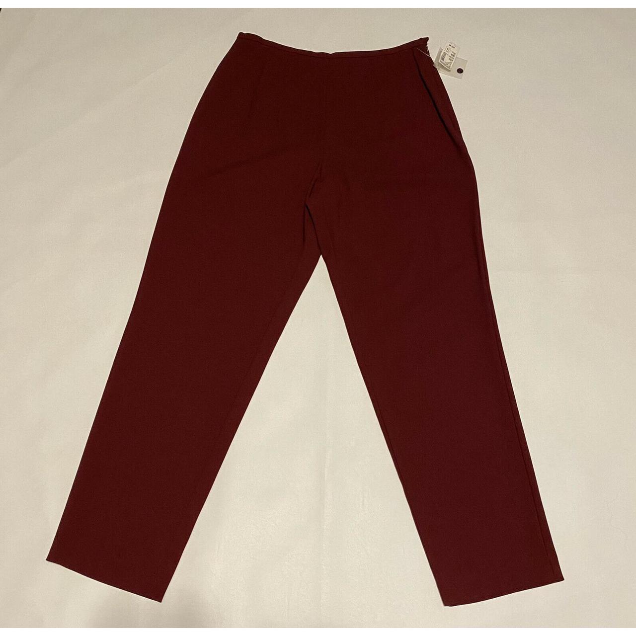 maroon dress pants womens