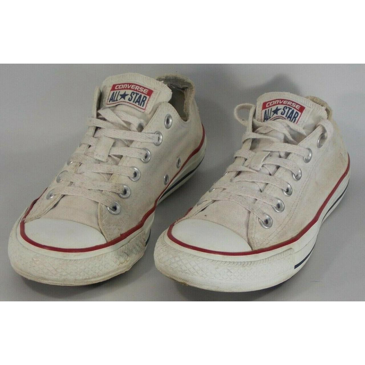 white canvas converse size 6