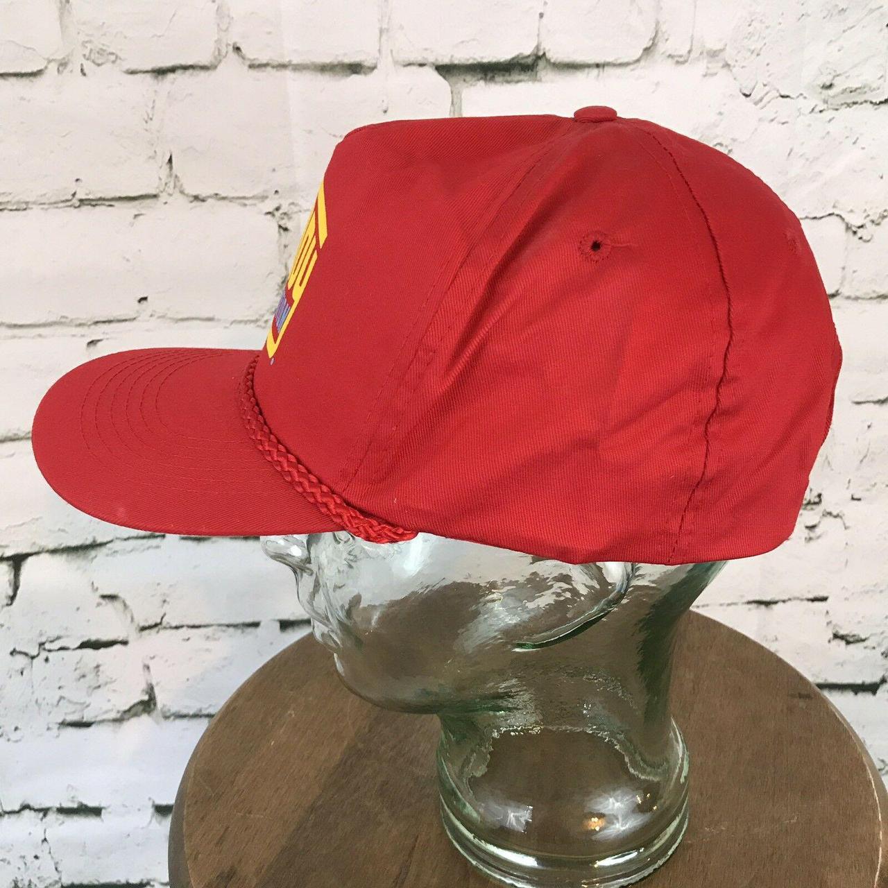 Reddy Insulation Vintage Rope Front Trucker Hat Red... - Depop