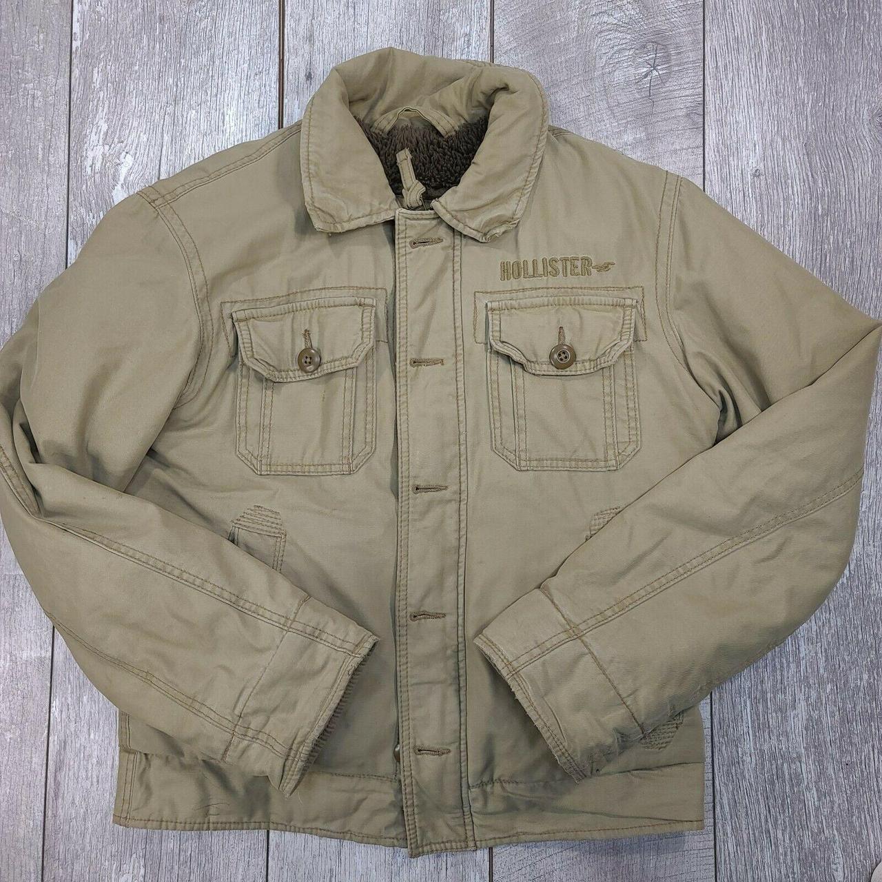 hollister military jacket