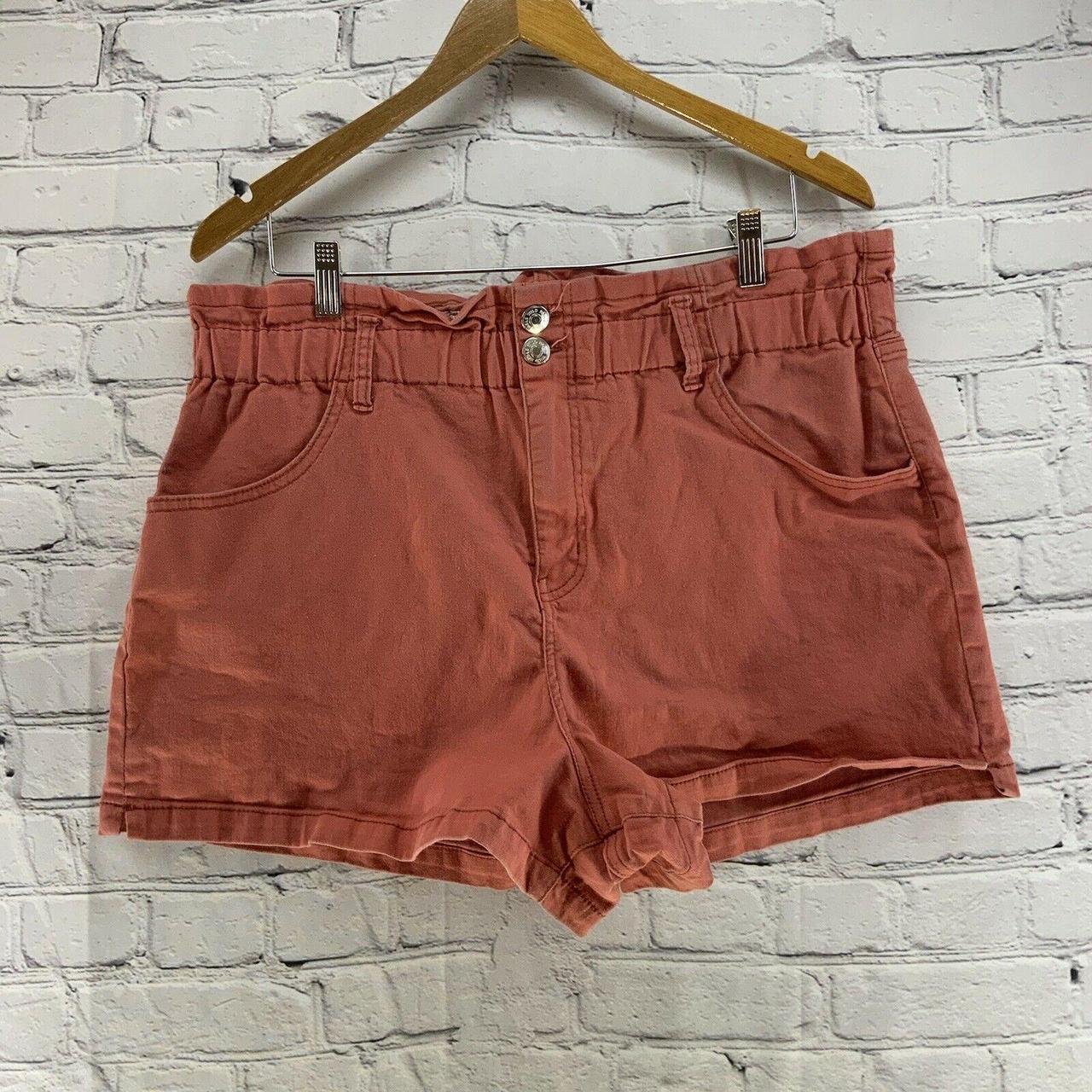 burnt orange shorts womens