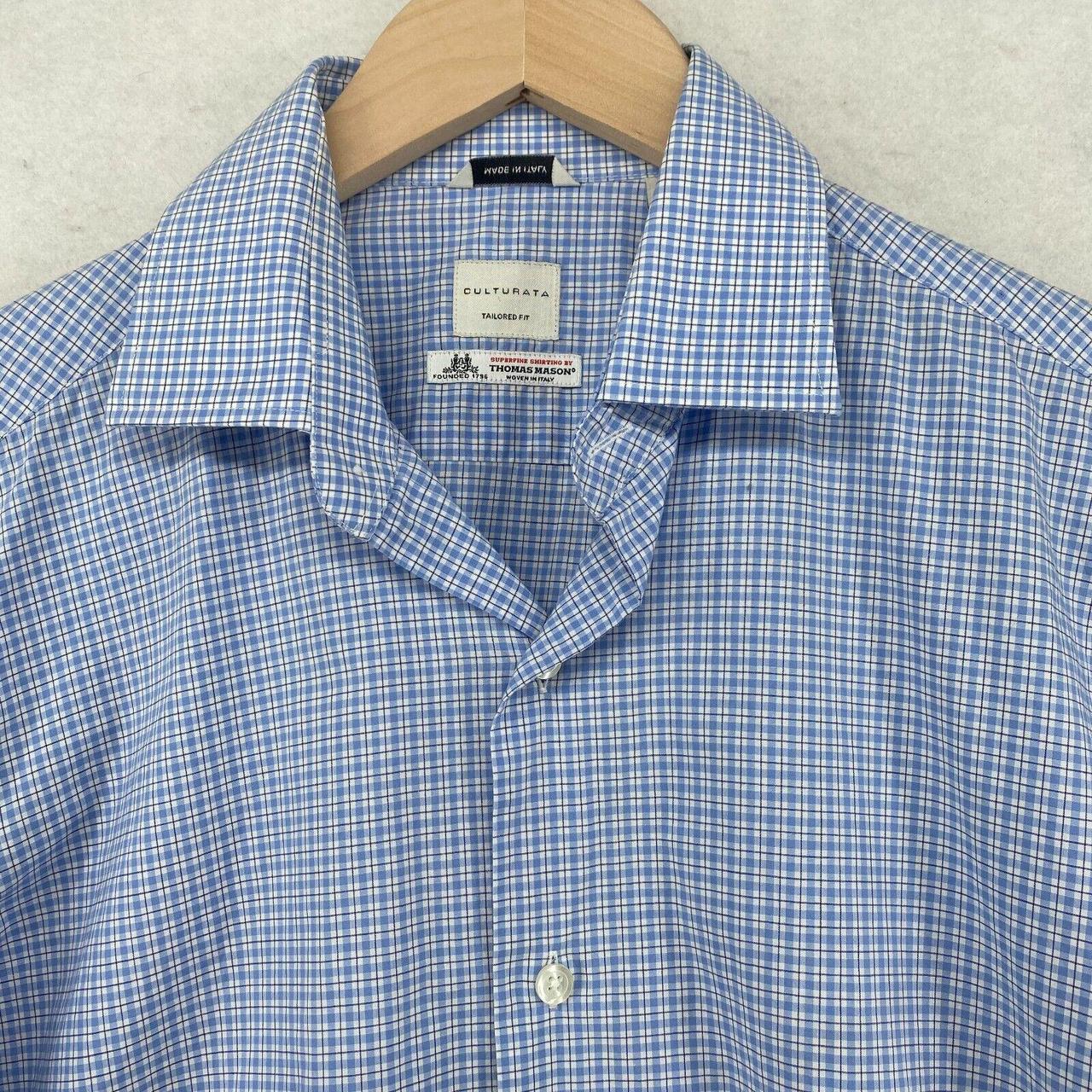 CULTURATA THOMAS MASON Dress Shirt Mens Medium 15... - Depop