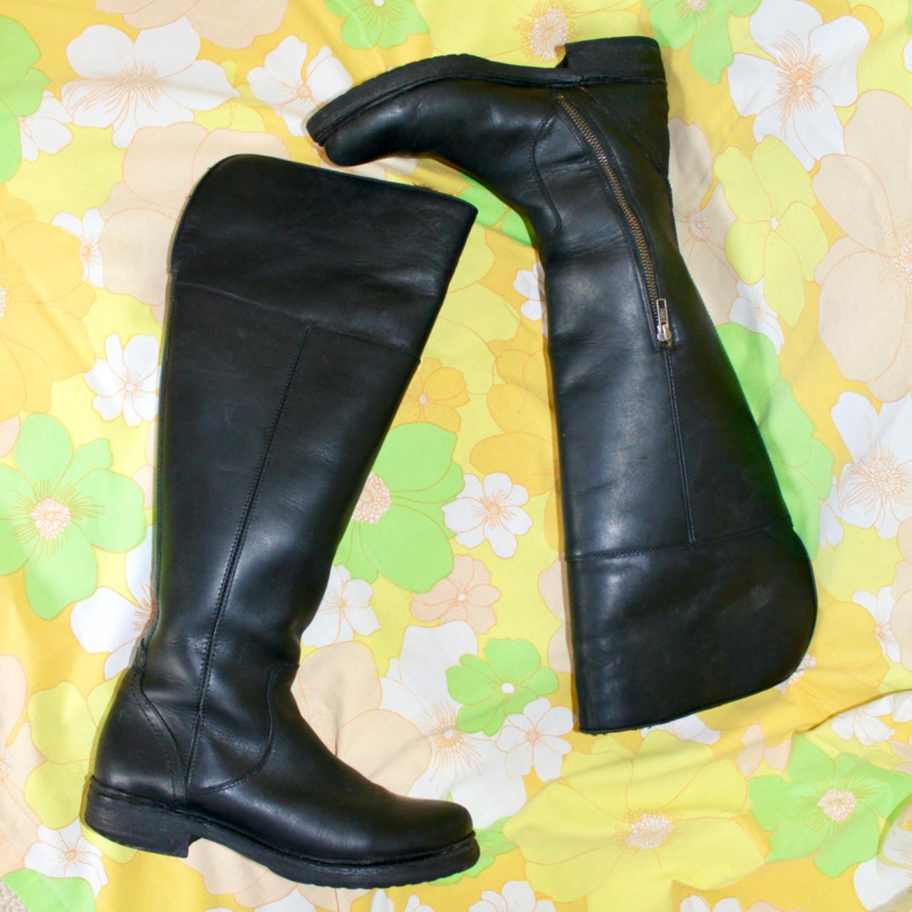 frye veronica shearling tall