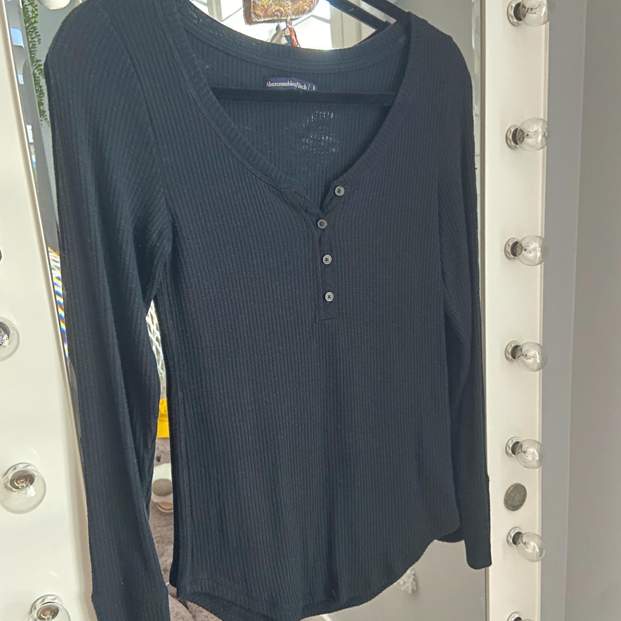 Abercrombie & Fitch Women's Black Shirt | Depop