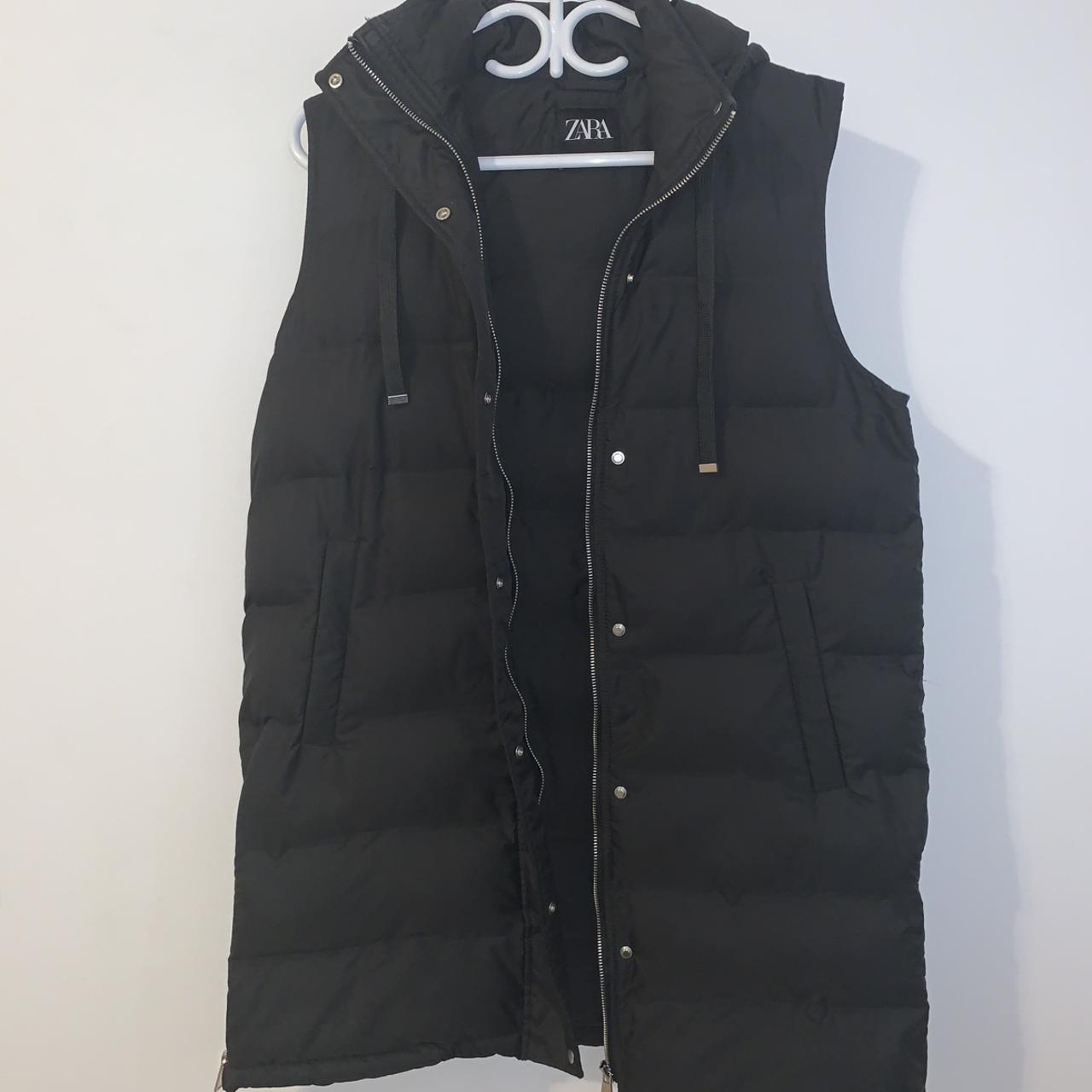 Gilet Sleeveless Long Vest Zara ZARA DOWN LONG VEST (Size: MEDIUM