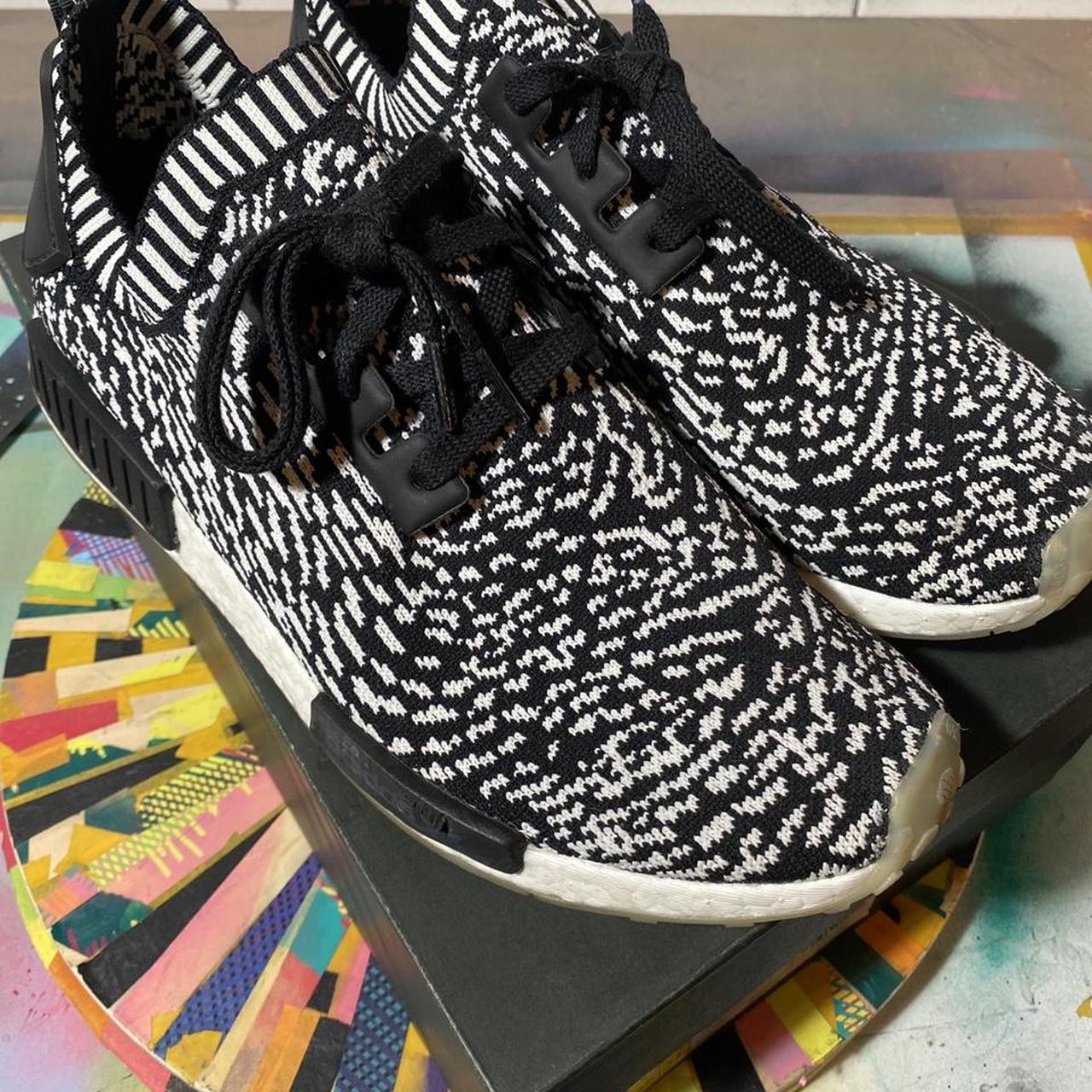 Size 12.5 adidas NMD R1 Primeknit Sashiko Depop