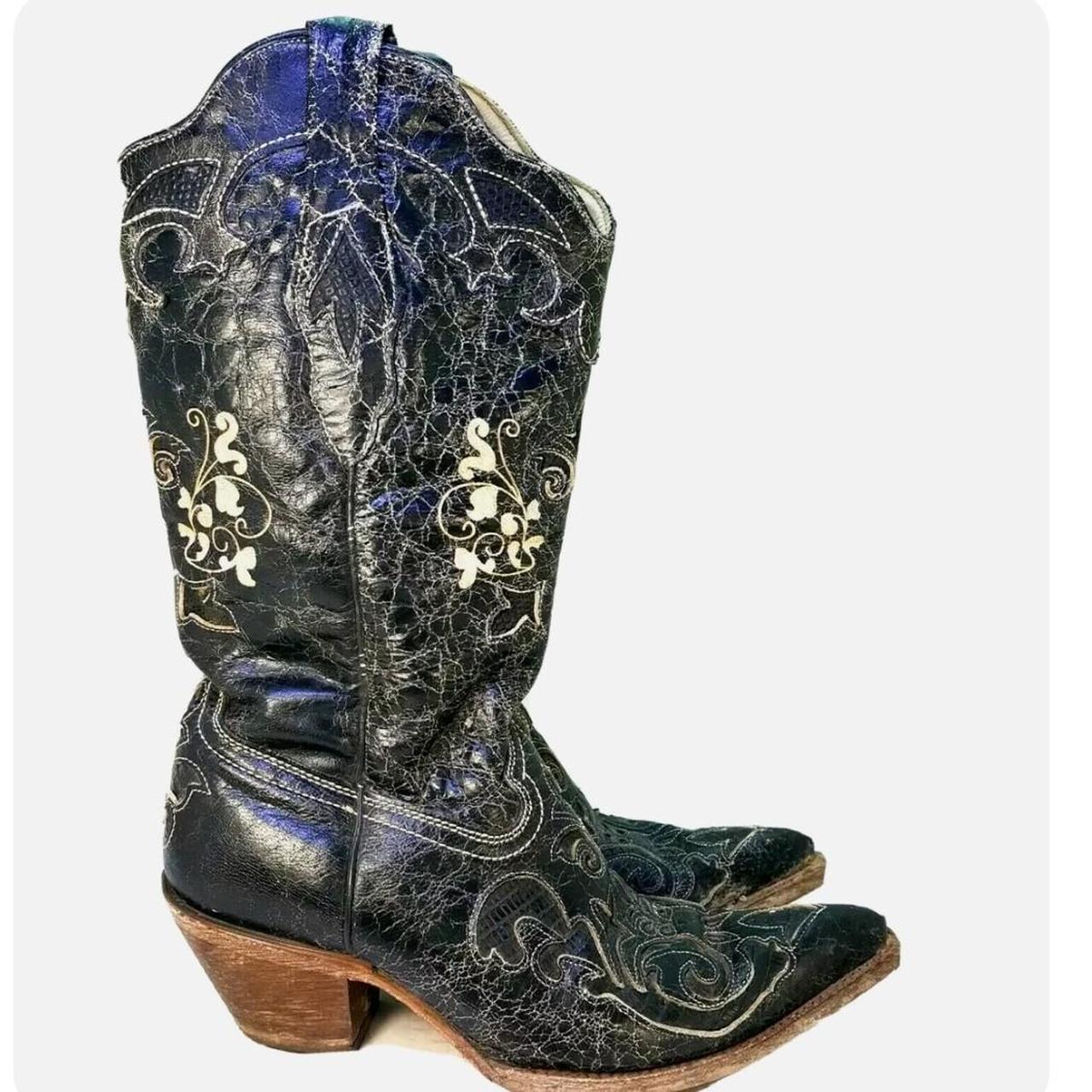 Corral black lizard inlay on sale boots