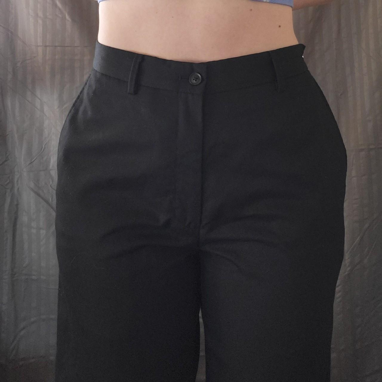 Haggar Men's Black Trousers