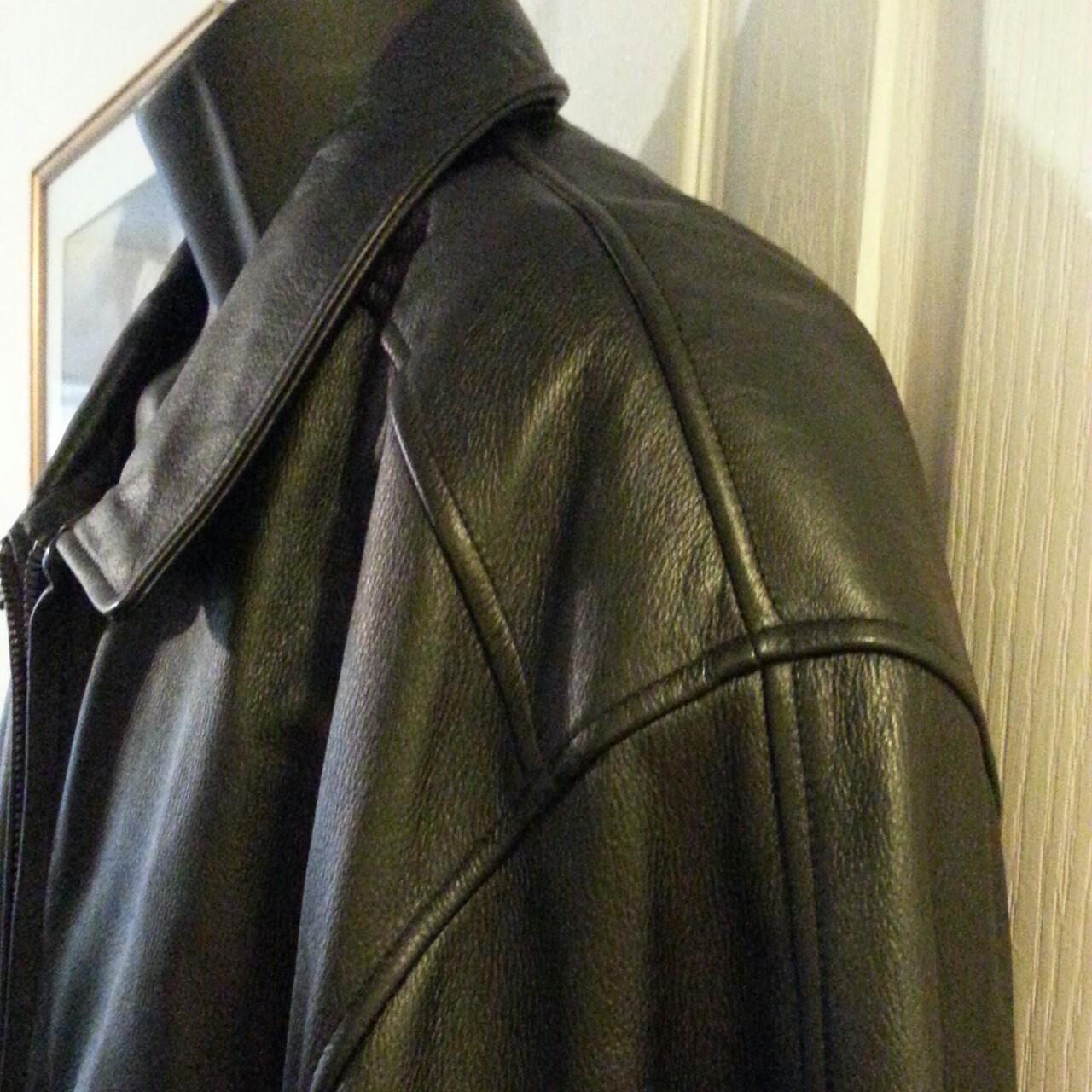 Croft & Barrow leather jacket for men/100% genuine... - Depop