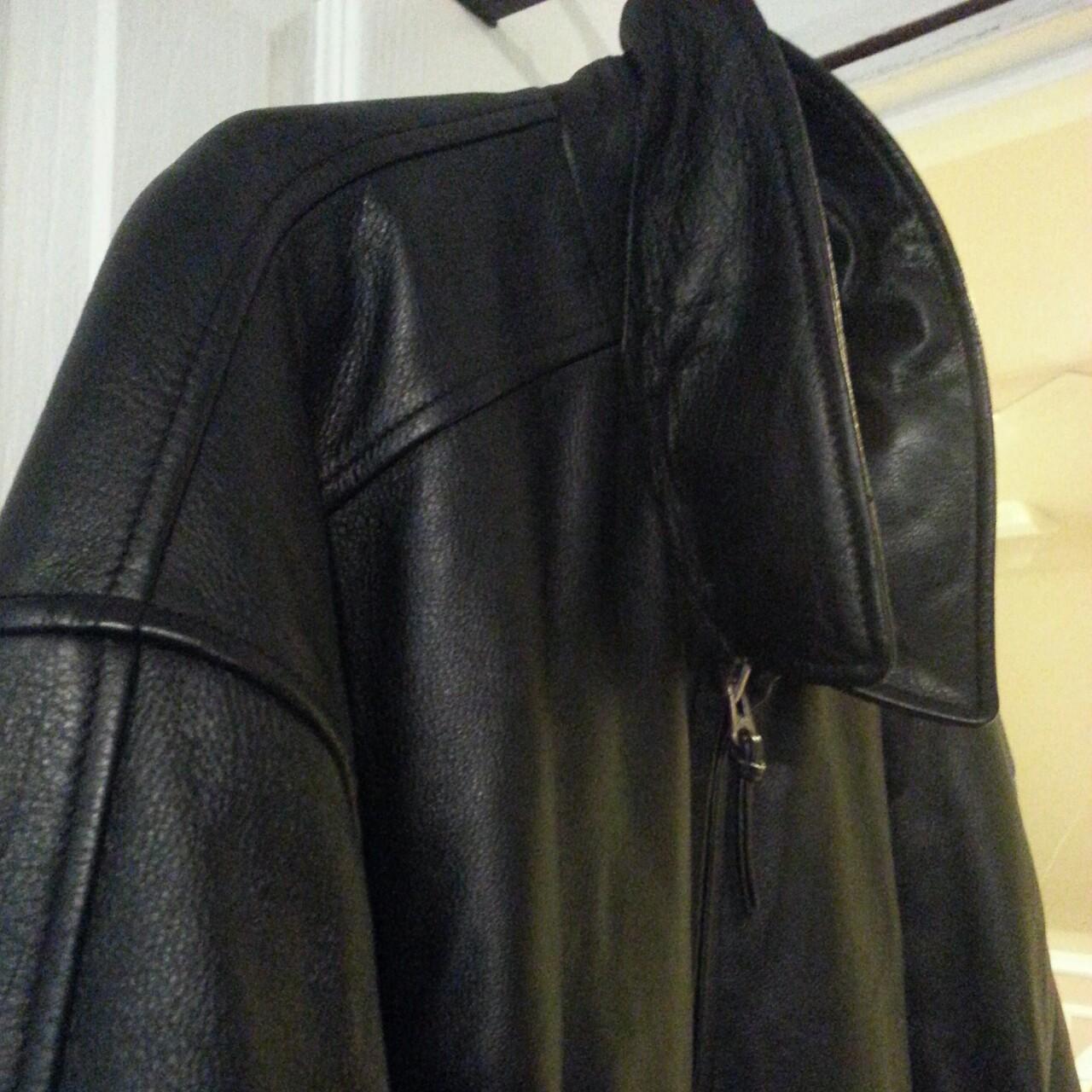 Croft & Barrow leather jacket for men/100% genuine... - Depop