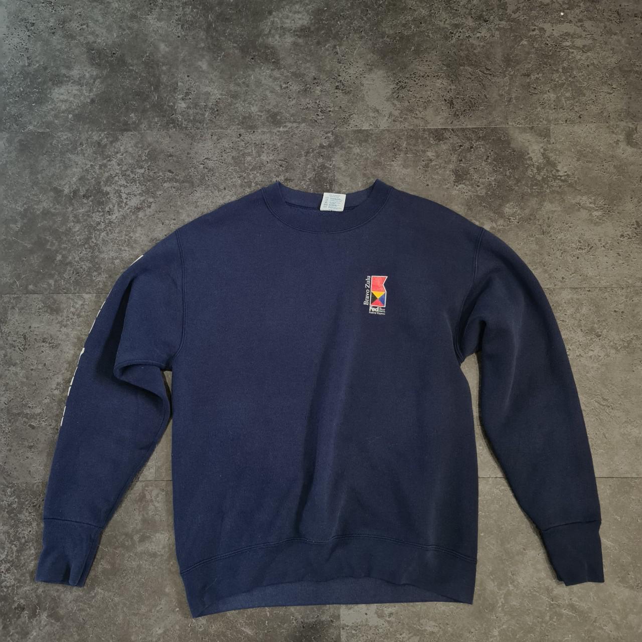 Vintage Bravo-Zulu, FedEx jumper. Medium size.... - Depop