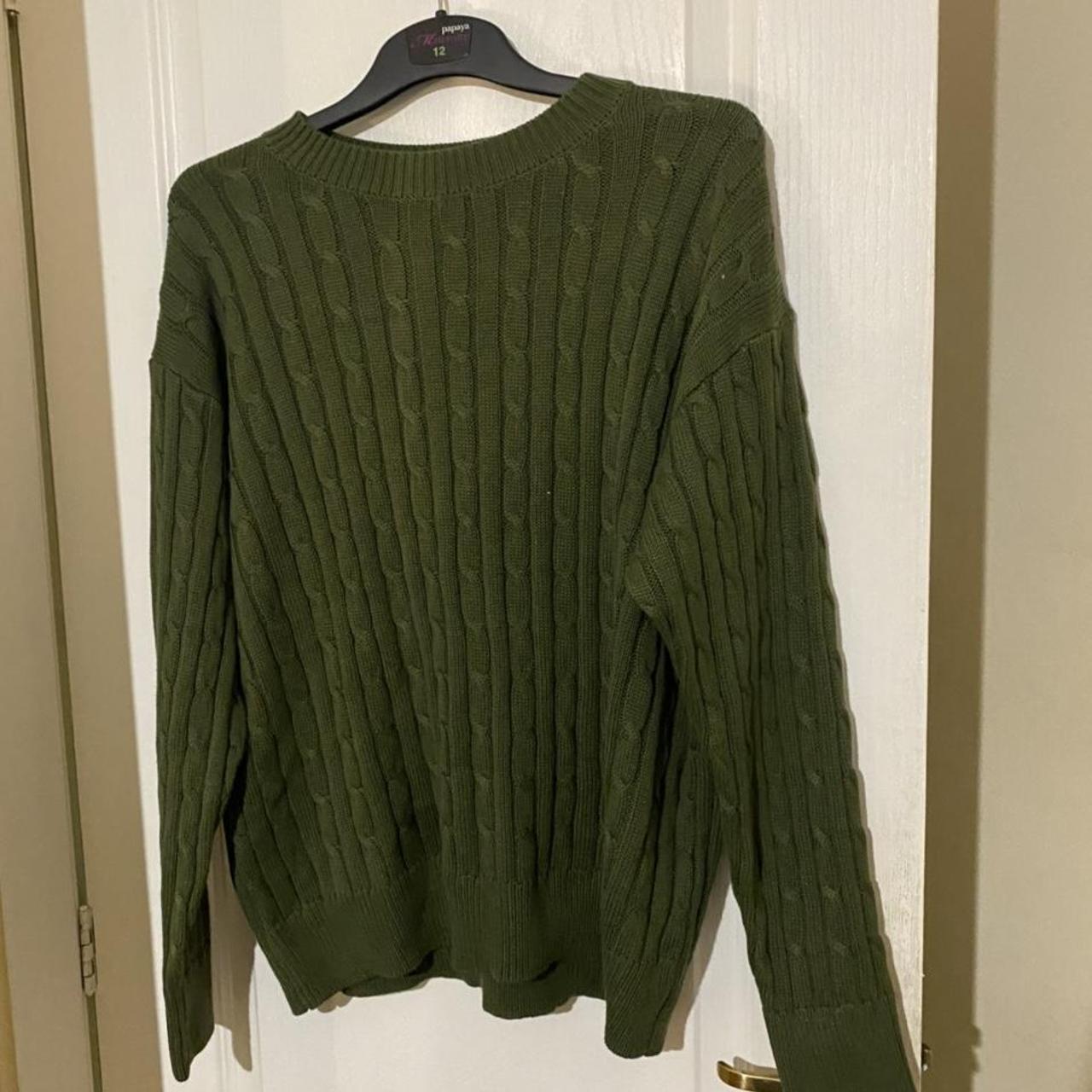 Women's Khaki Jumper | Depop