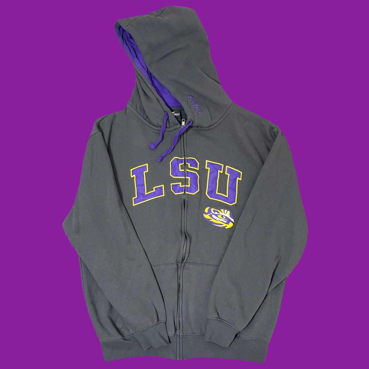 Lsu Full Zip Hoodie 🔴size: Xl 🟣tag Features: - Depop