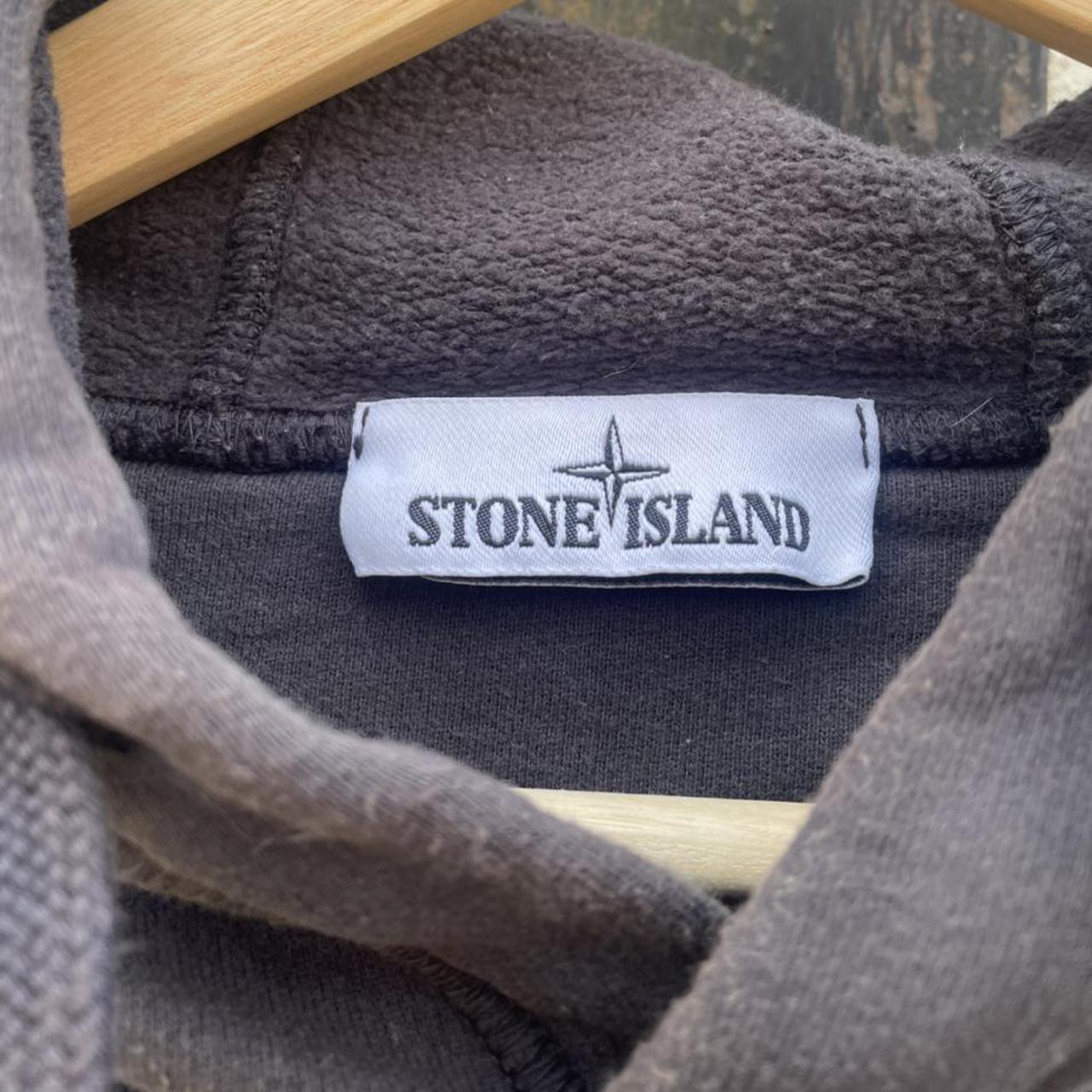 Dark grey Stone Island hoodie. Only worn a handful... - Depop