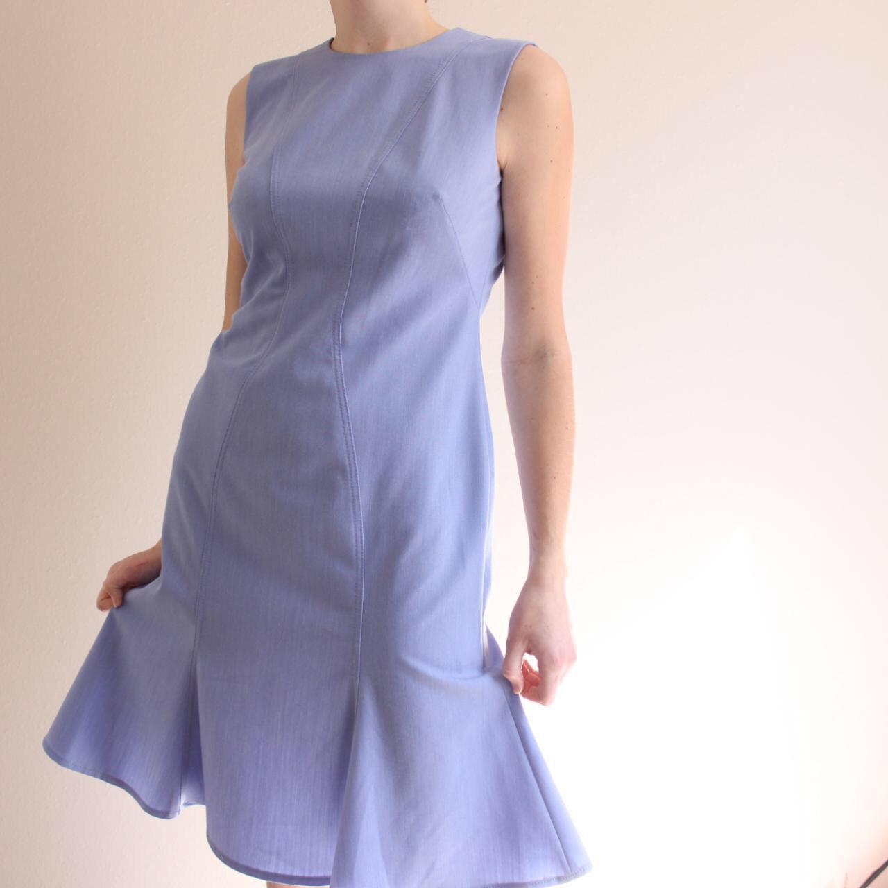 calvin klein sky blue dress