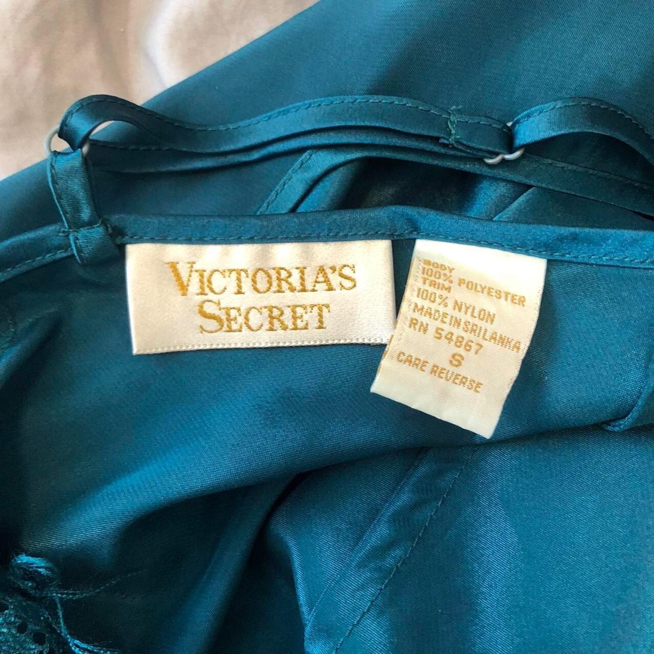 Emerald Green Vintage Gold Label Victoria’s Secret... - Depop