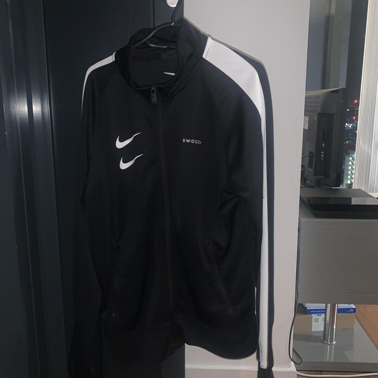 nike double swoosh track jacket