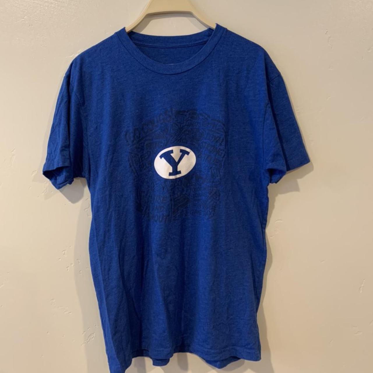 BYU Football Tee Shirt Great Condition-No... - Depop