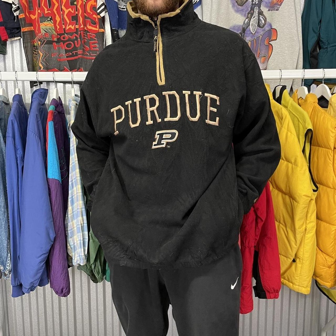 Russell Athletic Purdue College 90s Spellout... - Depop