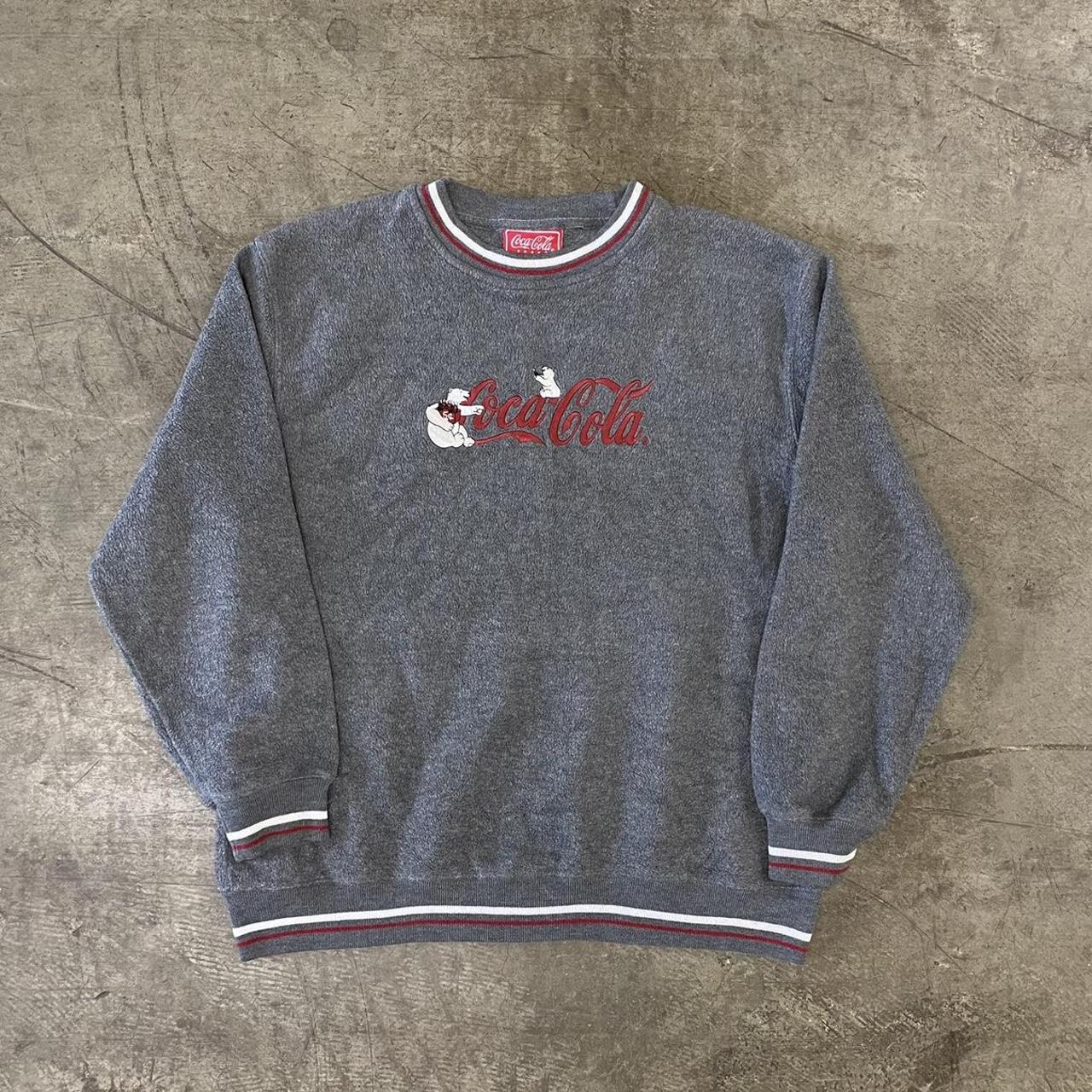 Coca-cola Fleece Sweatshirt Graphic Sports Jumper,... - Depop