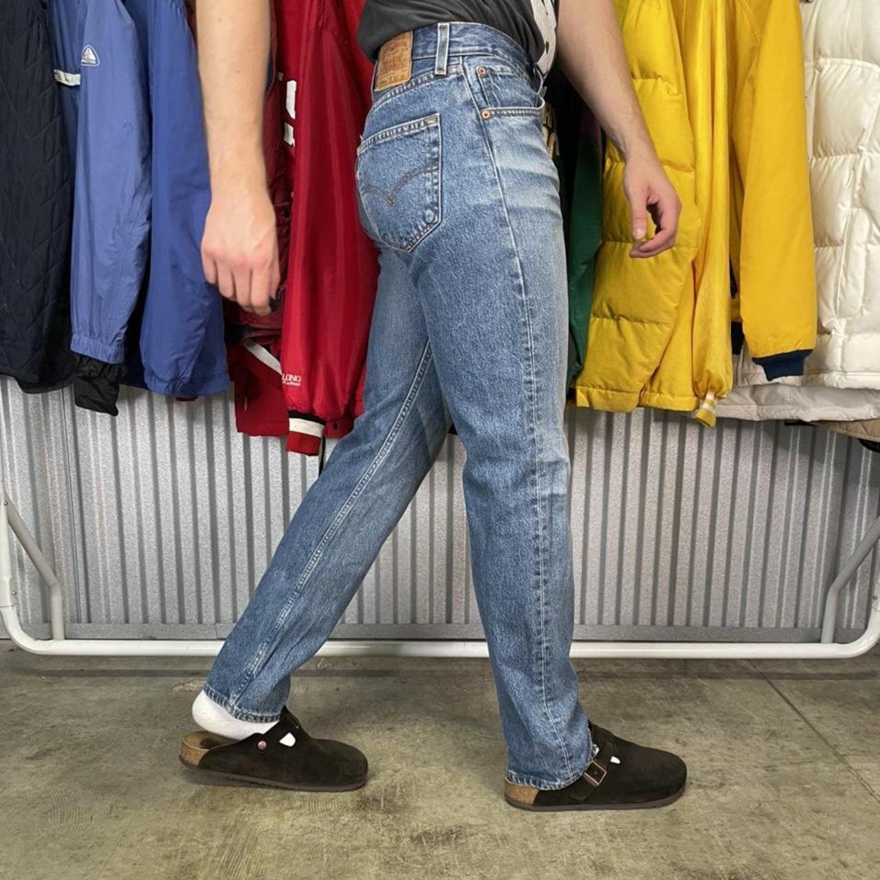 Levis 501xx Denim Jeans 90s Straight Leg Vintage... - Depop