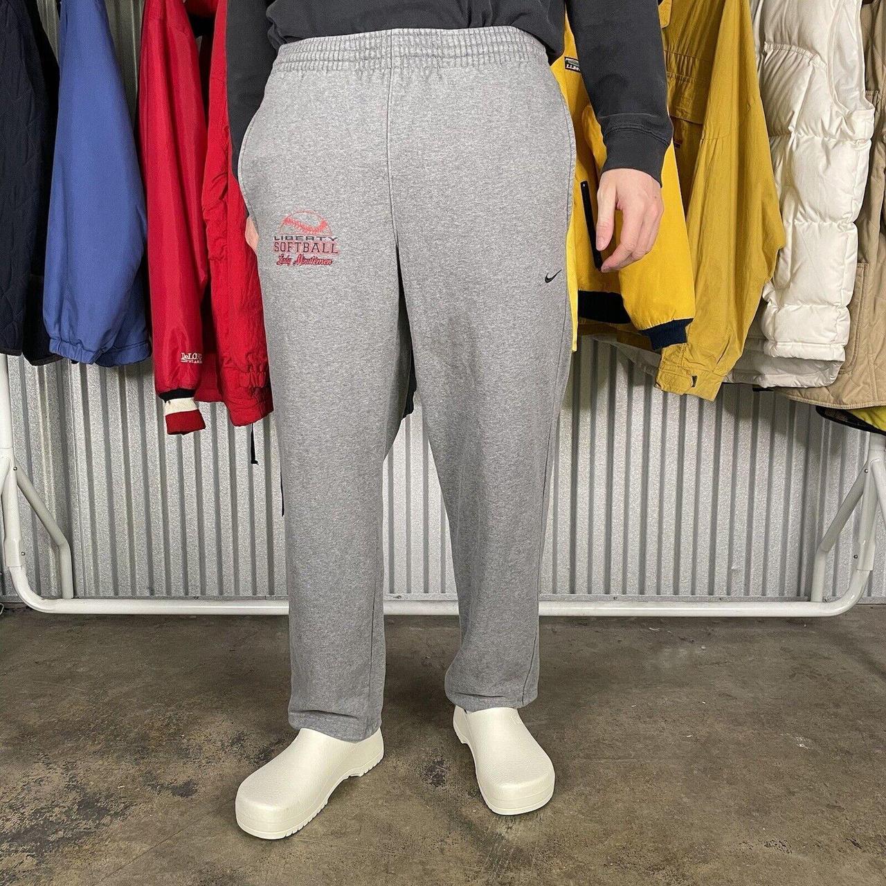 Nike Joggers Y2K Straight Leg Cotton USA Sports... Depop