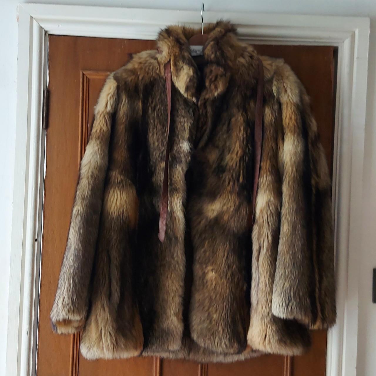 SOLD] Tornado Mart - Late 90s Micro-Suede Black Leopard Fur Jacket