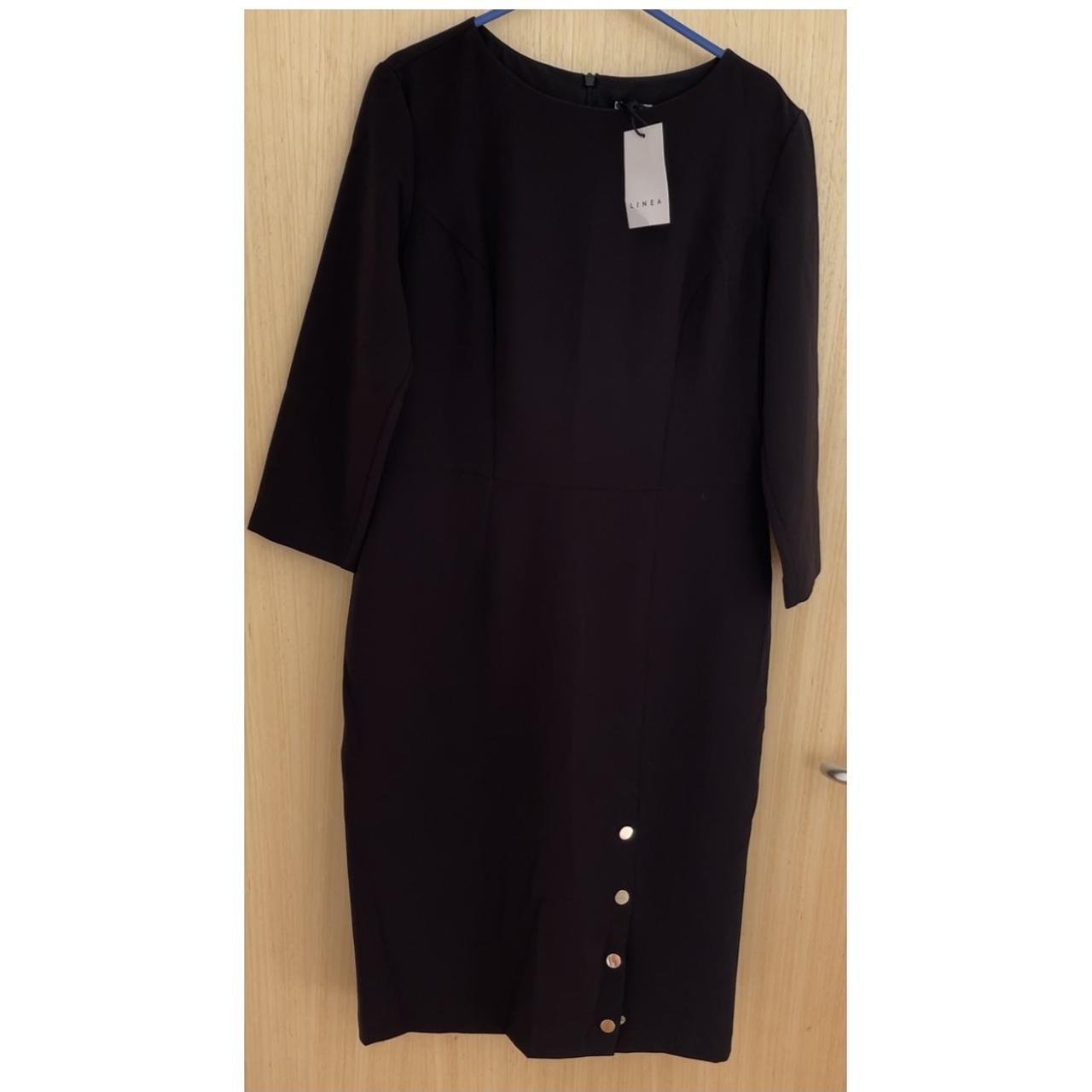 Brand new midi dress NEVER WORN WITH TAGS Size 12... - Depop