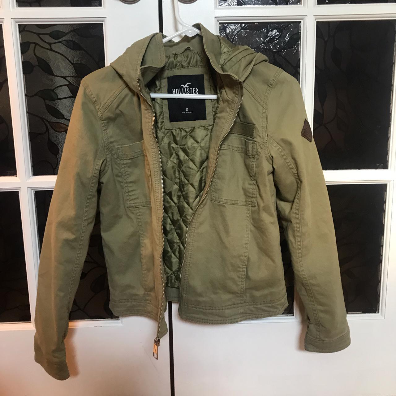 Hollister Co. Women's Green Jacket | Depop