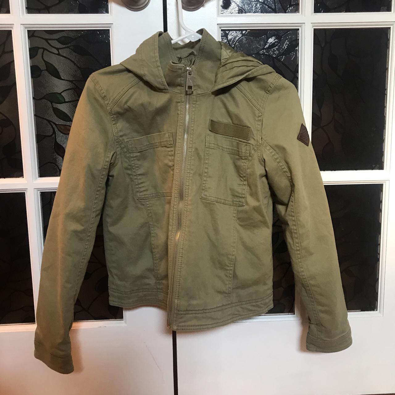 Hollister Co. Women's Green Jacket | Depop