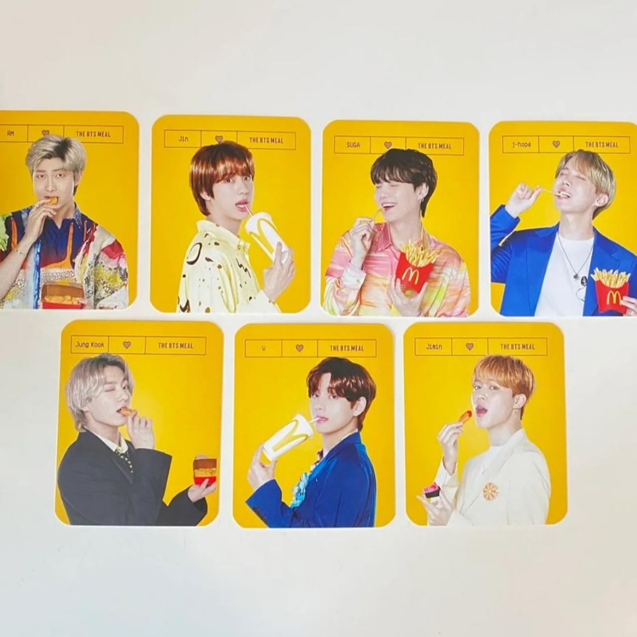 BTS Mcdonald's Photo Card set -brand new, printed on | Depop