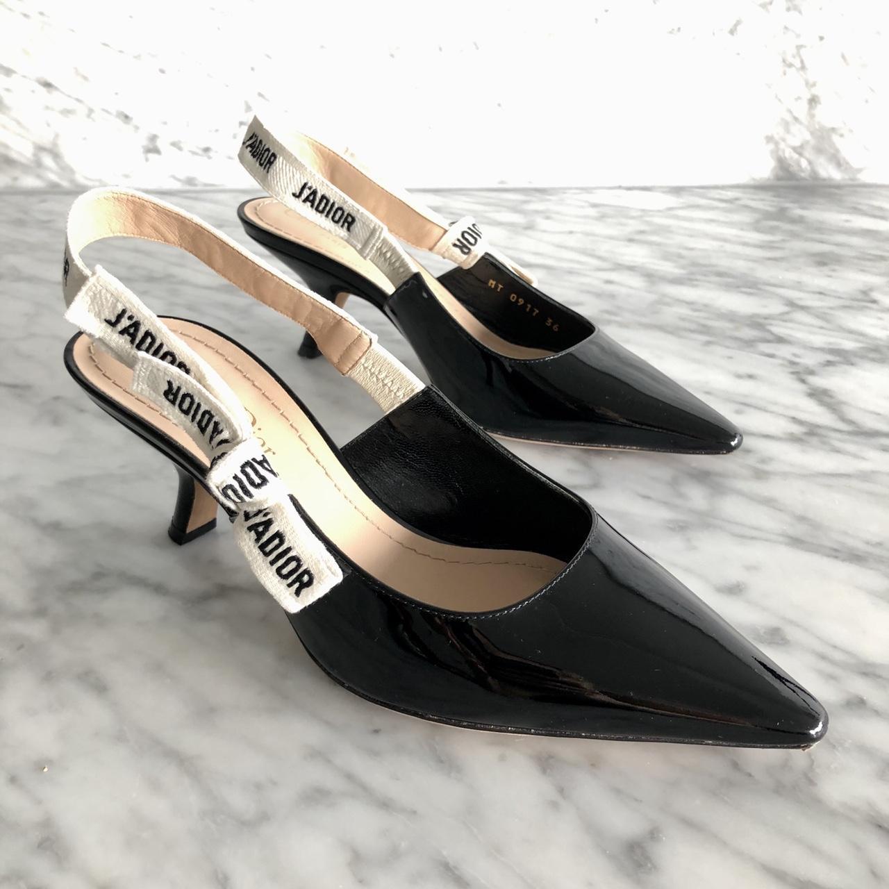 ⭐️ Stunning Christian Dior black patent leather | Depop