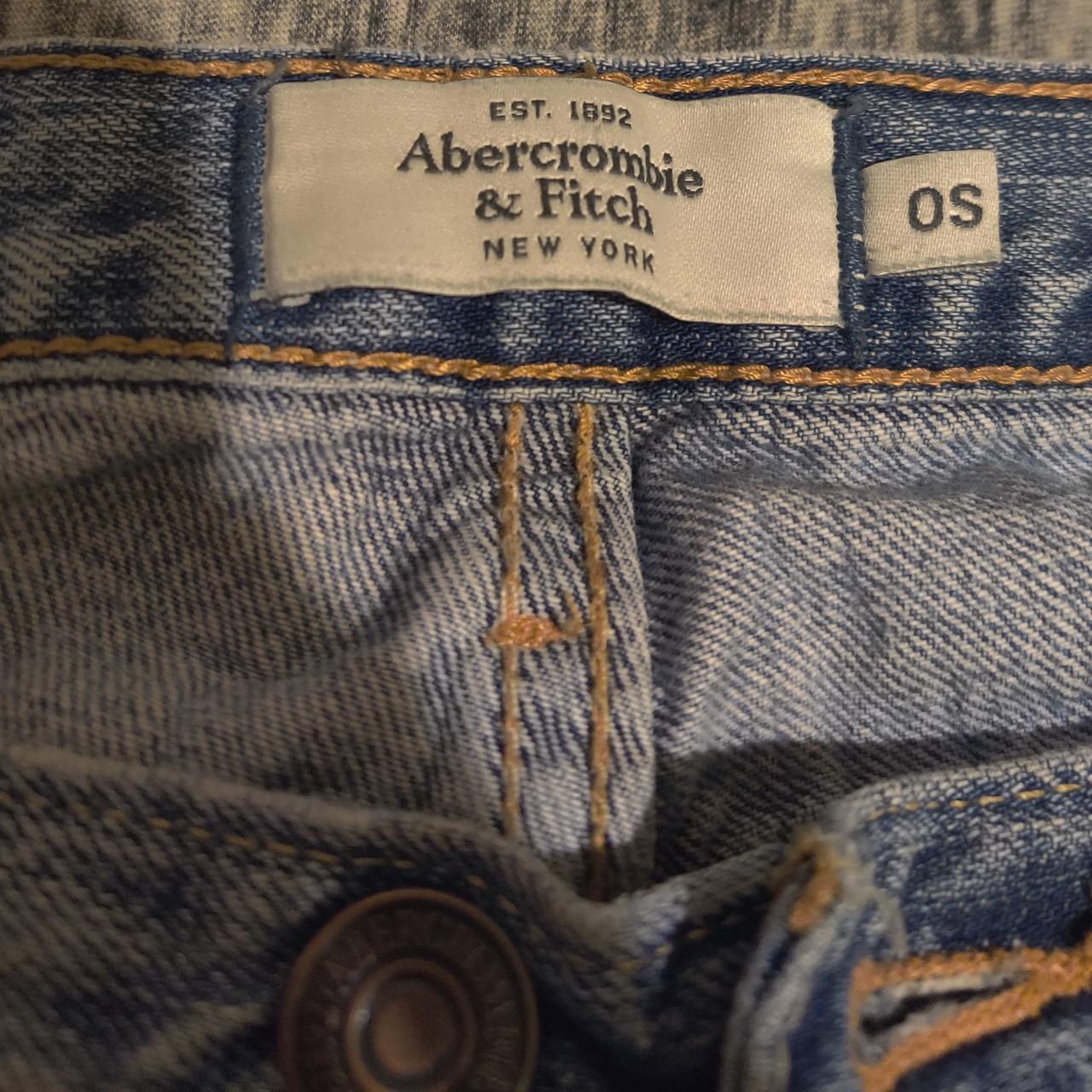 Abercrombie And Fitch Ripped Bootcut Jeans - Depop