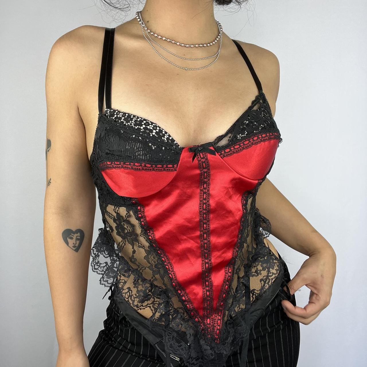 Product Image 2 - Y2K Goth Corset Top 💋

$5