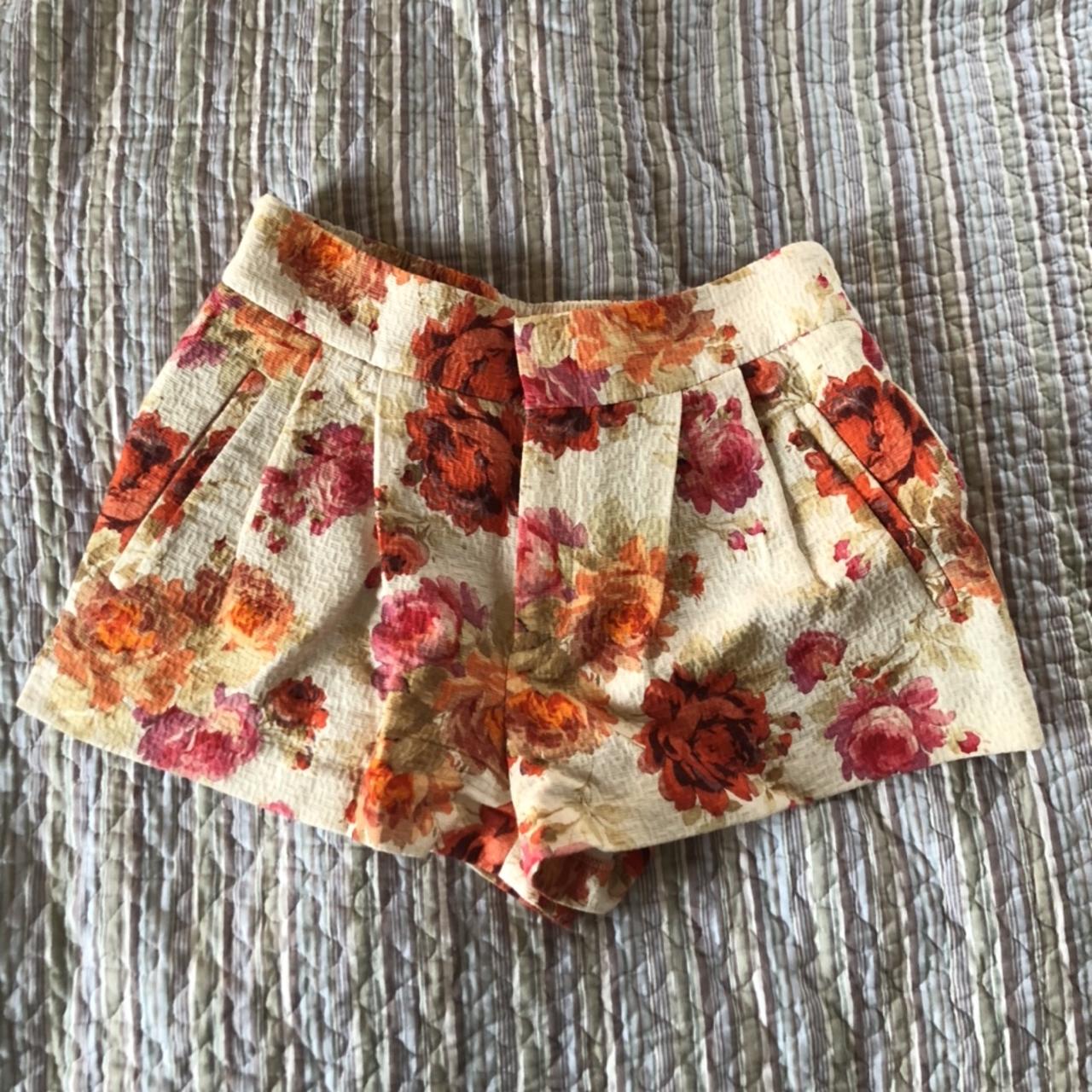 Zara floral jacquard two piece set. Had for... Depop