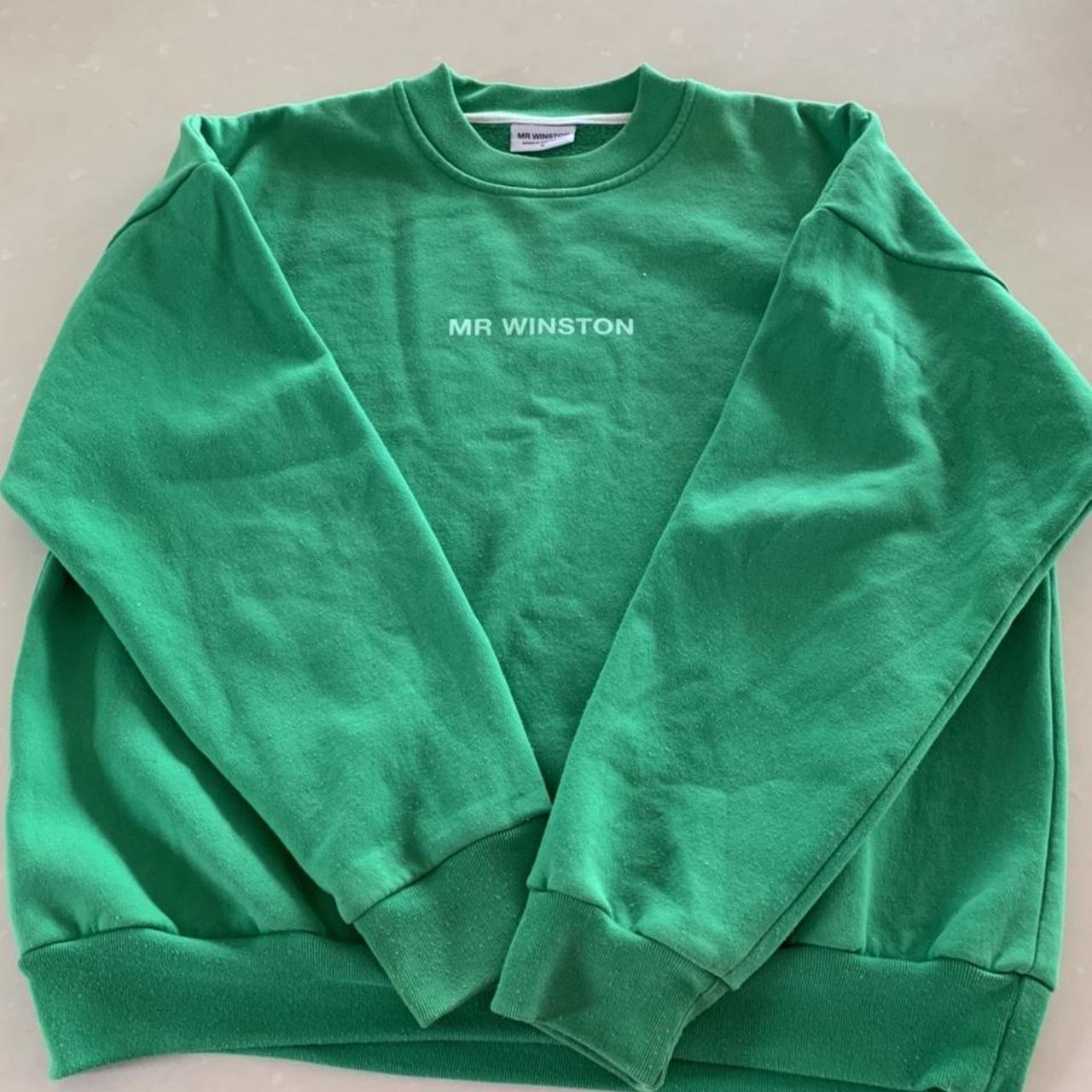 Mr Winston Women's Green Sweatshirt | Depop