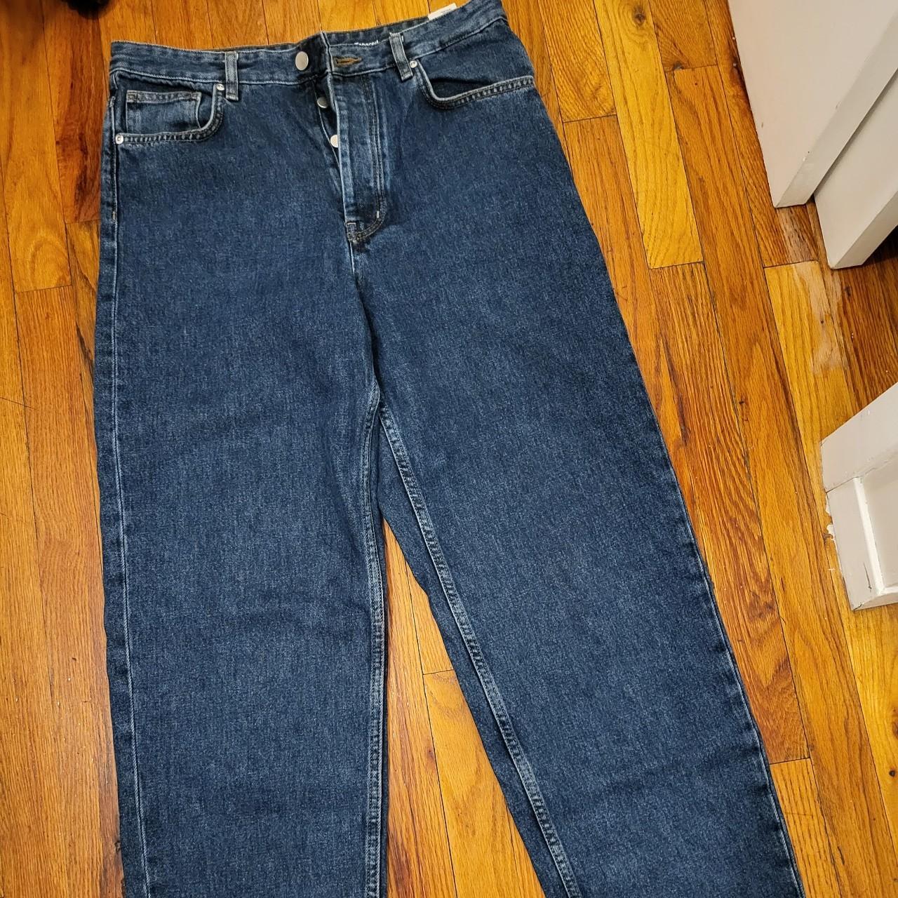 Cos dark denim, balloon style jeans Barely... - Depop