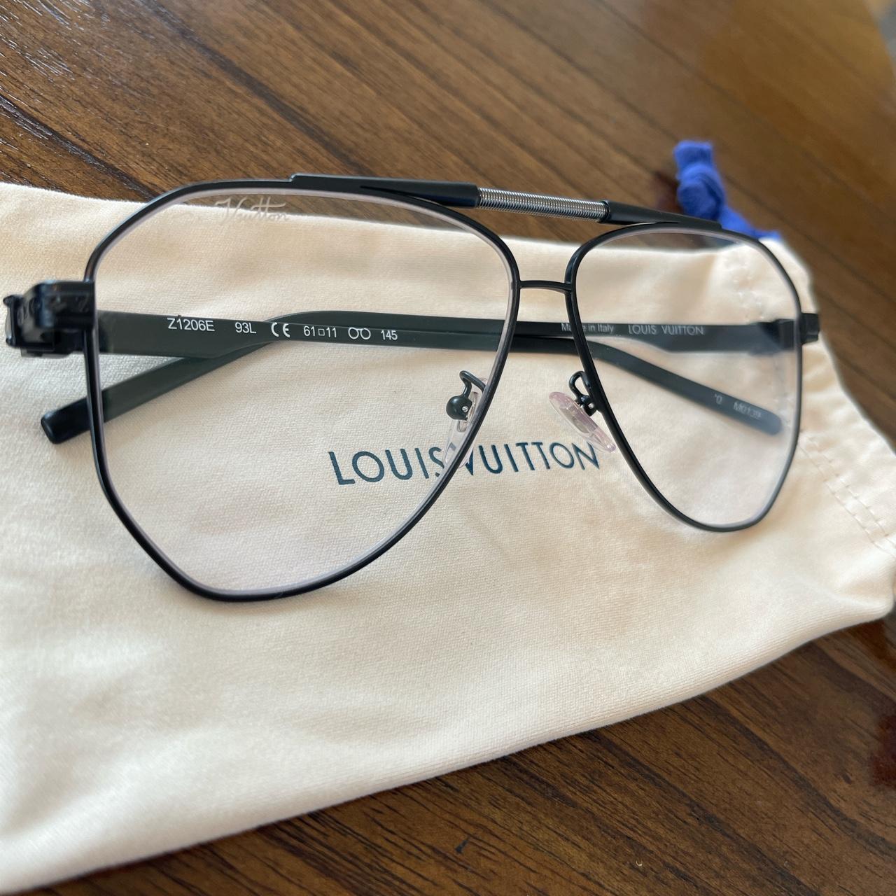 louis vuitton glasses frames for women black