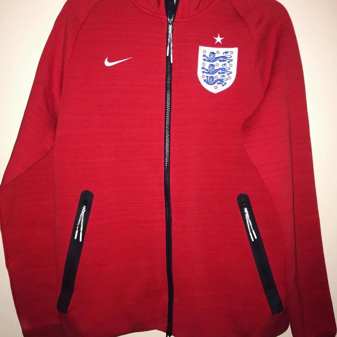 England Nike Tech Fleece Jacket... - Depop