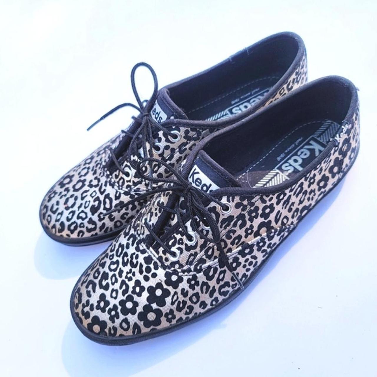 keds slip on leopard