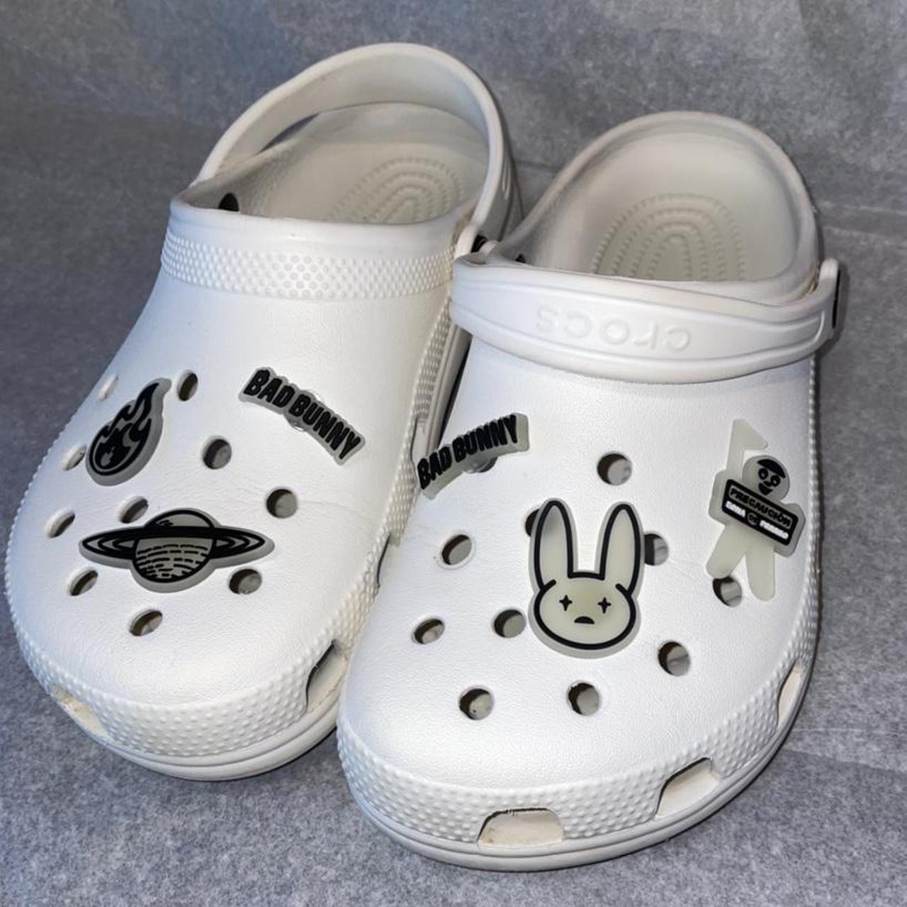 Bad bunny croc charms glow in the dark brand