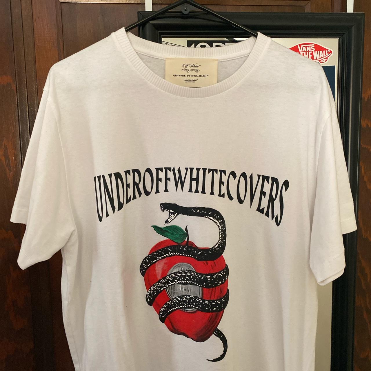 Off-White “UnderOffWhiteCovers” Apple T-Shirt, Worn