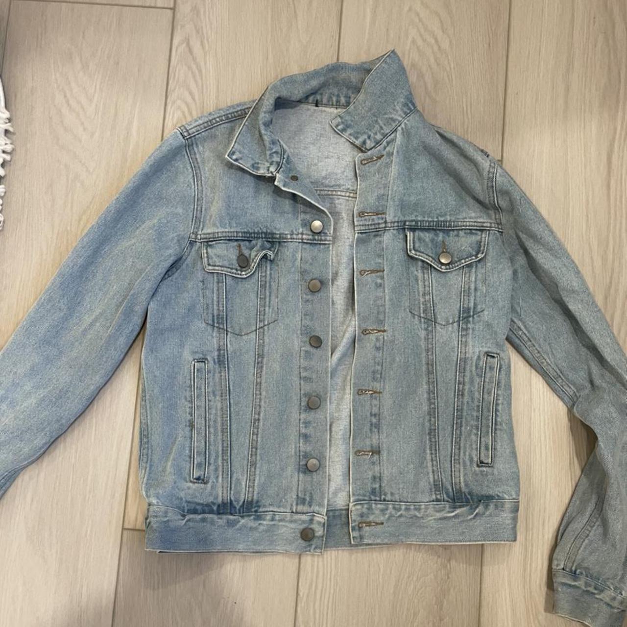 Vintage Brandy Melville Jean Jacket -size... - Depop