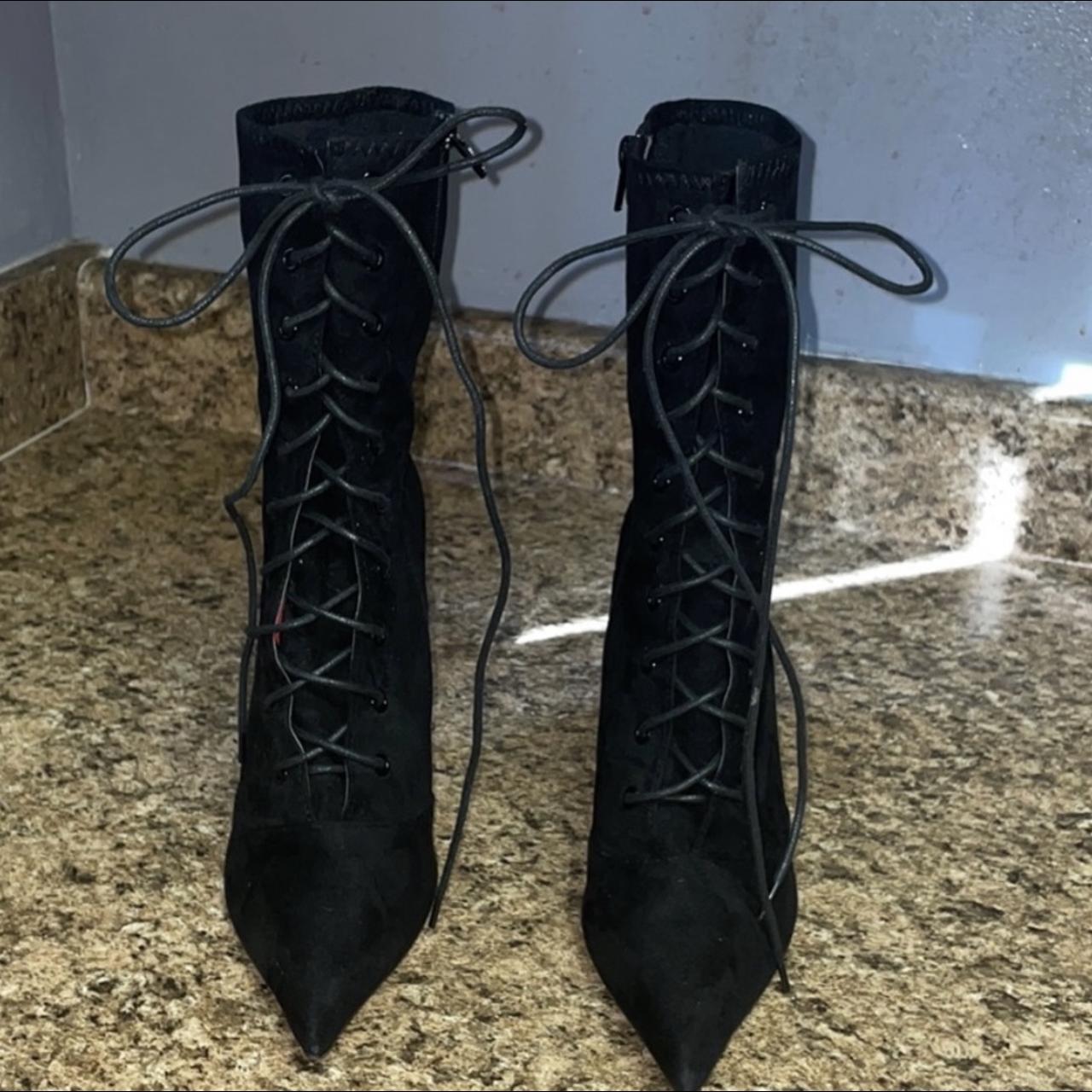 Fashion Nova Women's Black Boots | Depop